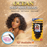 3X Ocean Deep Wave Braid 12"