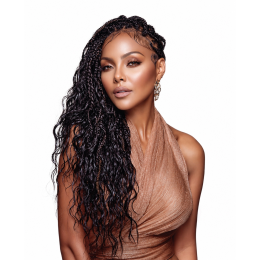 Human Hair Feather Crochet Deep 18"