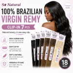 Human Hair Clip-in 7pcs 18"