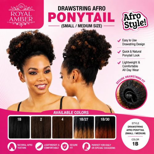 Drawstring Afro Ponytail (Small/Medium)