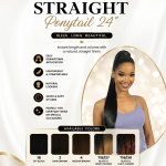 Drawstring Ponytail Straight 24"