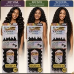 Human Hair Feather Crochet Body/Deep/Water 18"