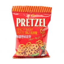 삼진) 미니프레첼 매콤한비프맛 70g (박)