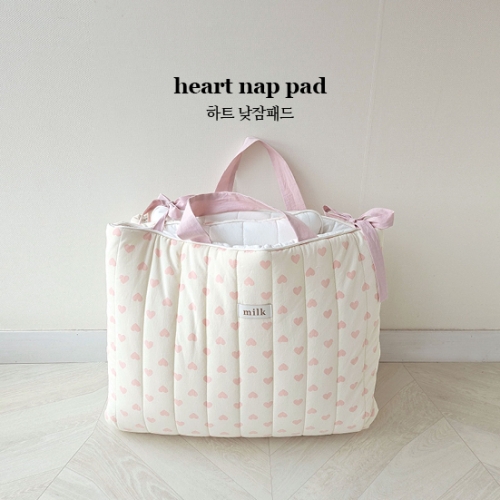 하트 낮잠패드