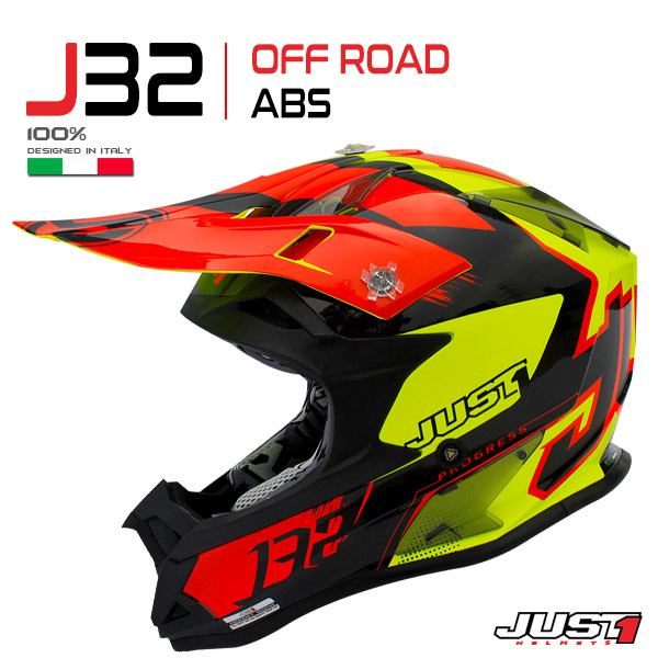 J32 PRO KICK BLACK RED YELLOW(블랙레드옐로우) / 오프로드 ABS 헬멧