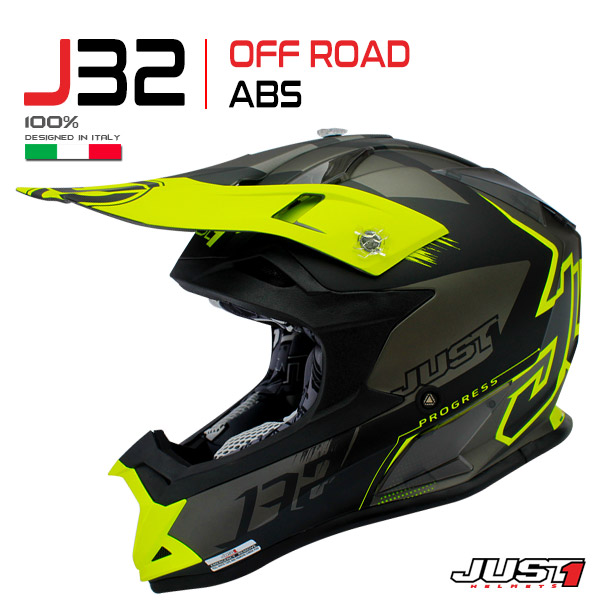 J32 PRO KICK YELLOW BLACK TITANIUM(옐로우블랙티타늄) / 오프로드 ABS 헬멧