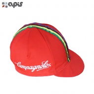 아피스[APIS] 캄파놀로 레드[campagnolo Red] 빈티지 사이클링캡/쪽모자/면 조각모(재고 특판)