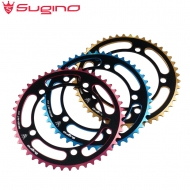 스기노[SUGINO] MC130NC 더블컬러 트랙 체인링 46T 싱글기어/픽시(재고 특판)