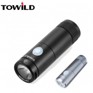 투와일드[TOWILD] BC01-500루멘 전조등/프론트 LED 라이트 배터리 분리형/USB 충전식 손전등 겸용(KS 인증 배터리 포함/재고 특판)