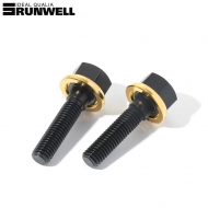 런웰[RUNWELL] 15M8볼트[15M8BOLT] 블랙/골드 트랙휠 고정 볼트