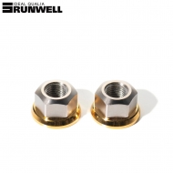 런웰[RUNWELL] 엘리트 허브 너트 실버/골드[ELITE HUB NUT SILVER/GOLD] 트랙 허브용 너트