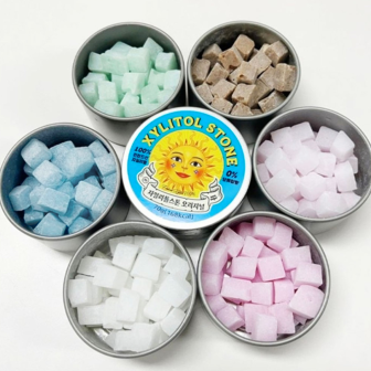 자일리톨스톤 100% 핀란드산 틴케이스 파우치 10종택1