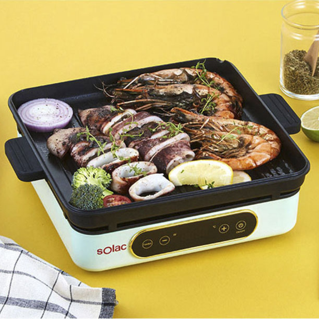 솔락 - 휴대용 인덕션 + 그릴 _ 전골냄비 세트