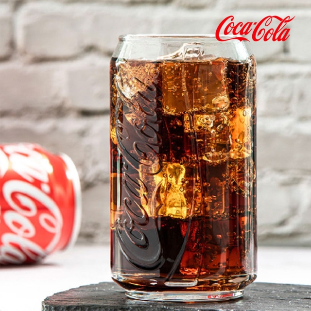 코카콜라 라이센스 정품 캔 글라스 350ml 1+1