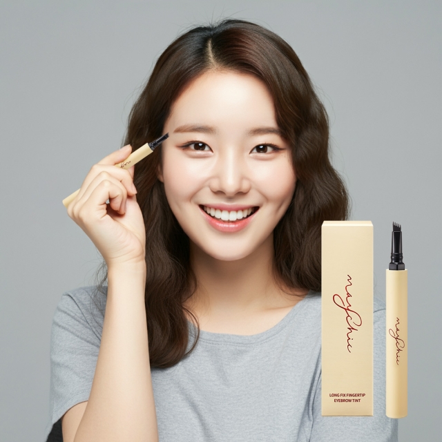 메이시크 롱픽스 핑거팁 아이브로우 틴트 눈썹 타투펜