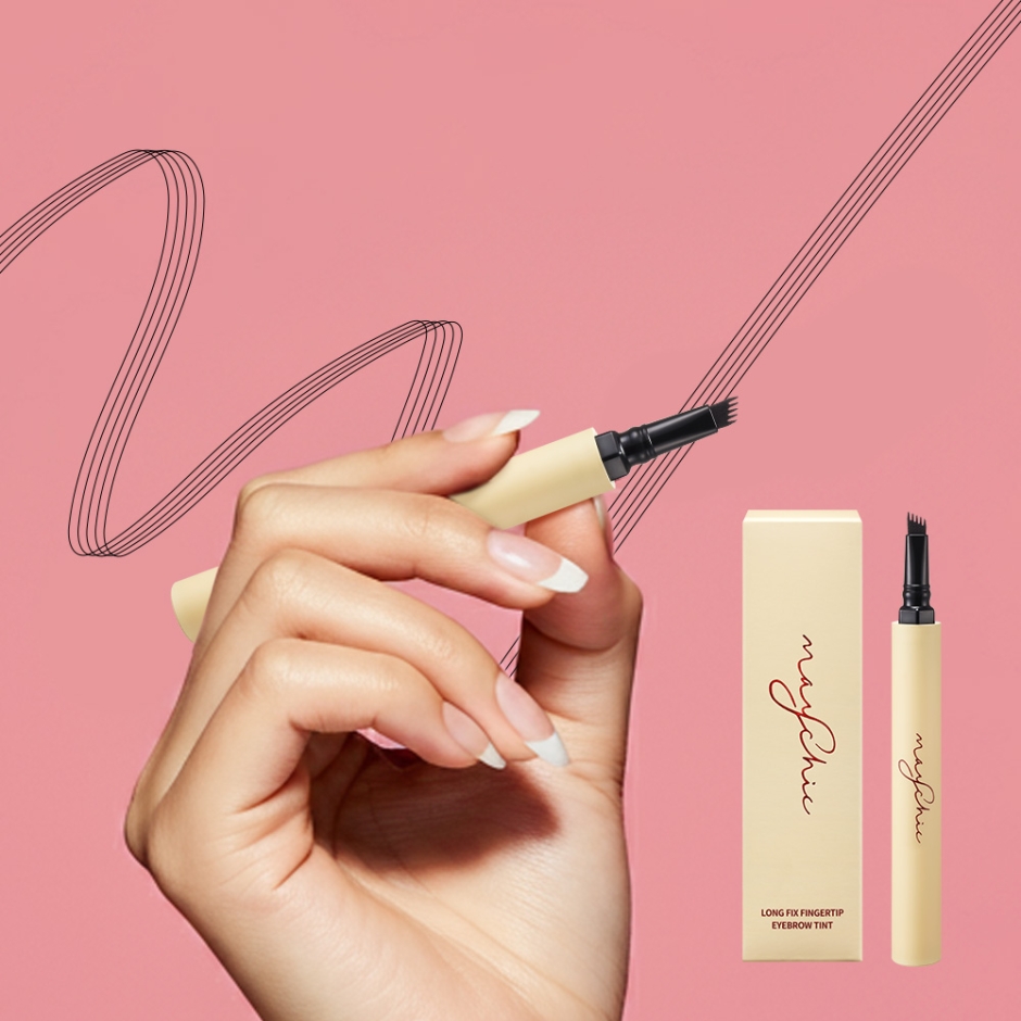 메이시크 롱픽스 핑거팁 아이브로우 틴트 눈썹 타투펜
