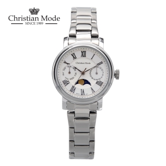 크리스챤모드 여성 문페이즈 메탈시계 CM401WSS L