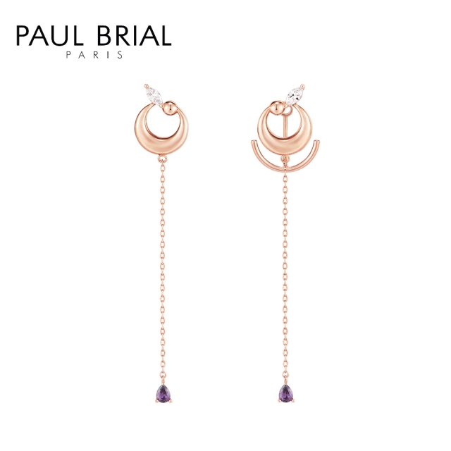[PAUL BRIAL]&nbsp;폴브리알 여성귀걸이 BRASS Harp Collection PMBE003S_PG