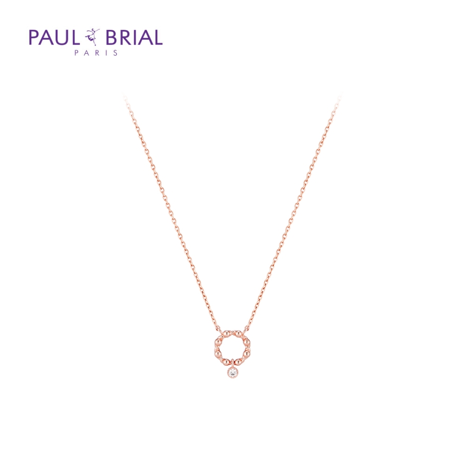 [PAUL BRIAL] 폴브리알 여성목걸이 BRASS Flowers Wreath Collection PABN015S_PG