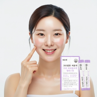 [뉴네이처] 300달톤 저분자 어린 피쉬콜라겐 엘라스틴 2.5g x 30포