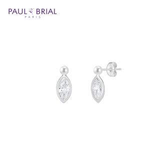 [PAUL BRIAL] 폴브리알 주얼리 SILVER 마퀴즈 볼 귀걸이 PYSE0119