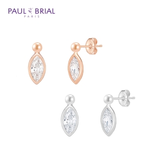 [PAUL BRIAL] 폴브리알 주얼리 SILVER 마퀴즈 볼 귀걸이 PYSE0119