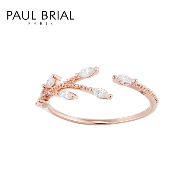 [PAUL BRIAL] 폴브리알 주얼리 SILVER 풀잎 반지 PYSR0066