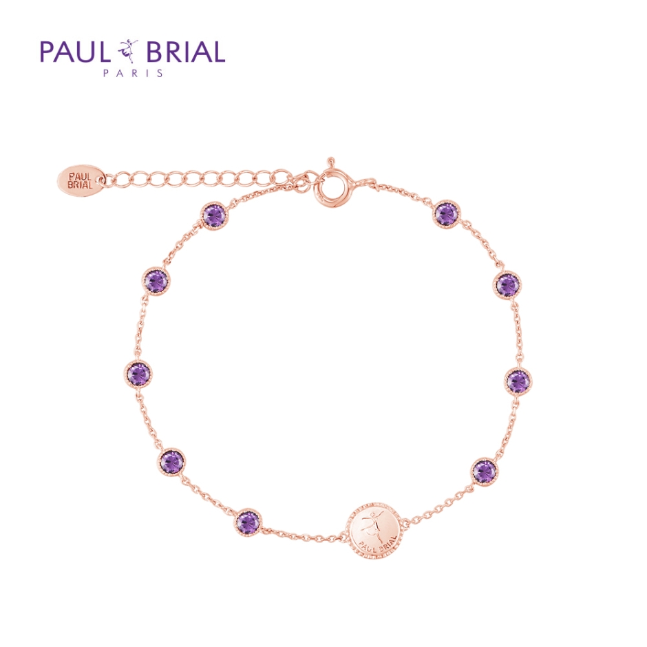 [PAUL BRIAL] 폴브리알 주얼리 SILVER 투웨이 바이올렛 팔찌 PASB0022