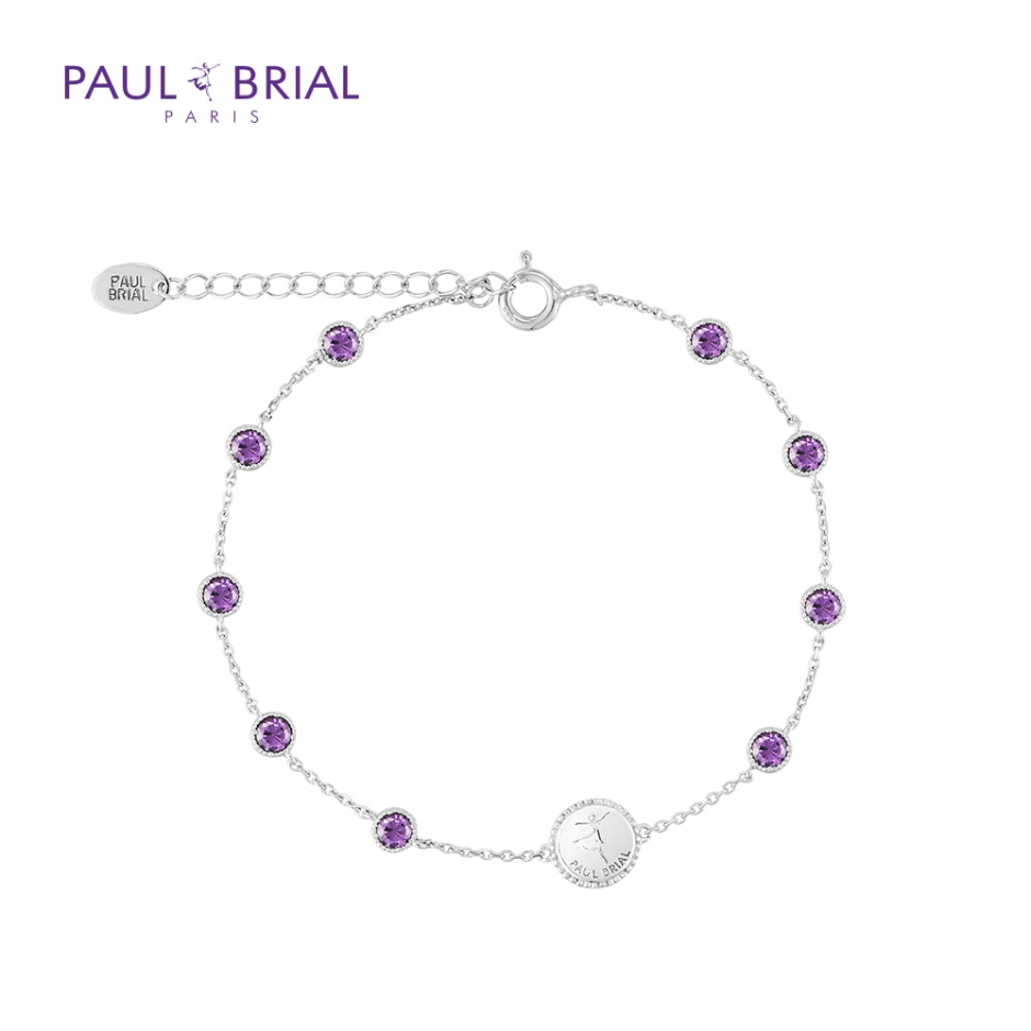 [PAUL BRIAL] 폴브리알 주얼리 SILVER 투웨이 바이올렛 팔찌 PASB0022