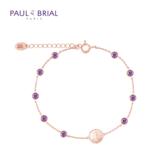 [PAUL BRIAL] 폴브리알 주얼리 SILVER 투웨이 바이올렛 팔찌 PASB0022