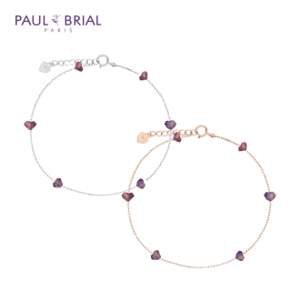 [PAUL BRIAL] 폴브리알 주얼리 SILVER 퍼플 스톤 팔찌 PYSB0115