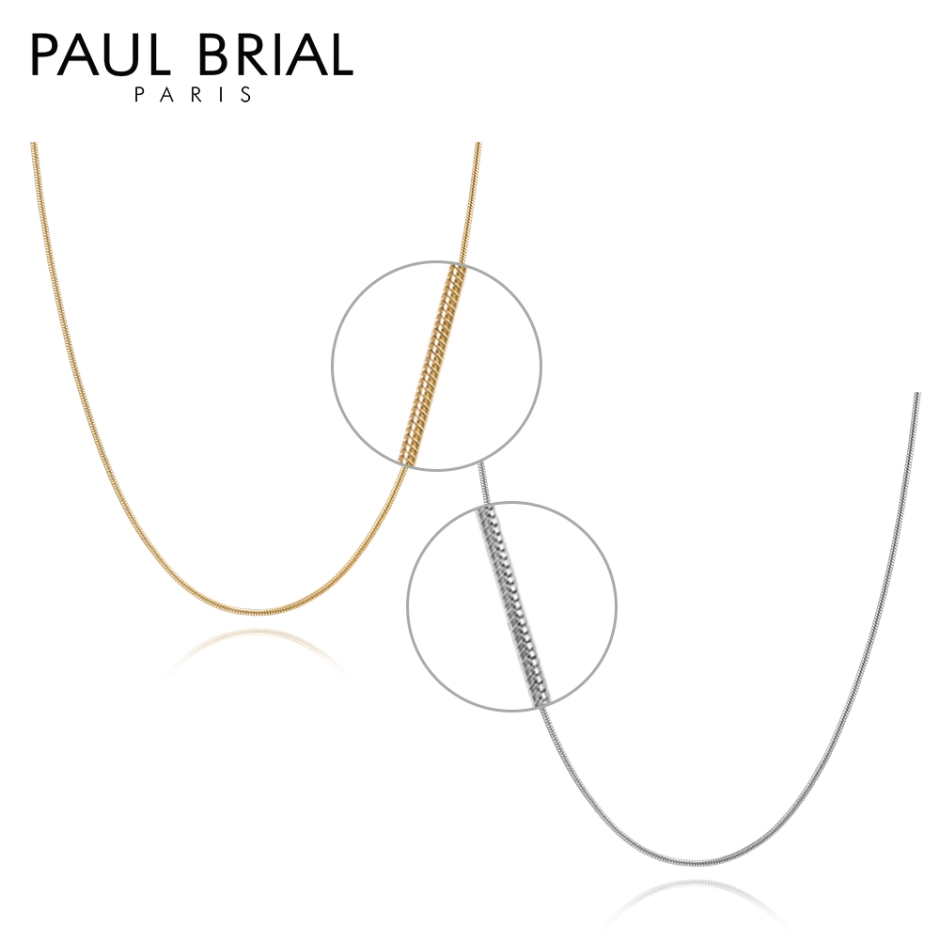 [PAUL BRIAL] 폴브리알 심플 스네이크 목걸이 PUSN0174