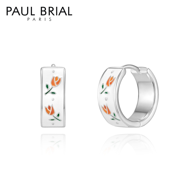 [PAUL BRIAL] 폴브리알 튤립 원터치 귀걸이 PNSE0176