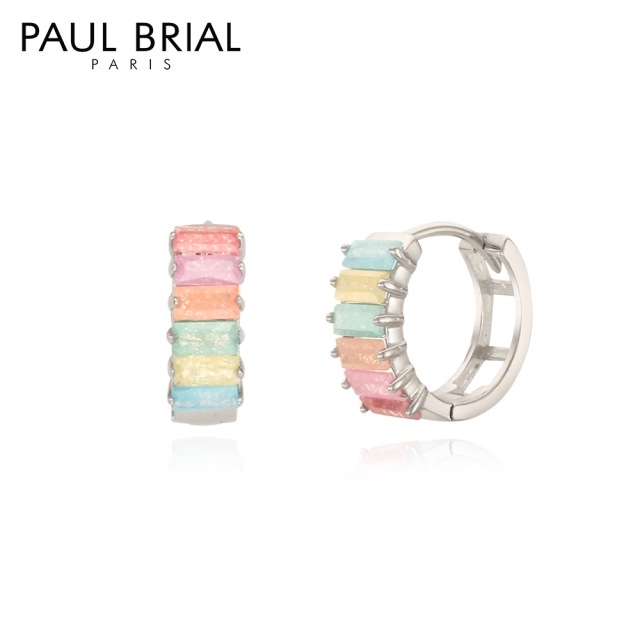 [PAUL BRIAL] 폴브리알 레인보우 원터치 귀걸이 PJSE0185