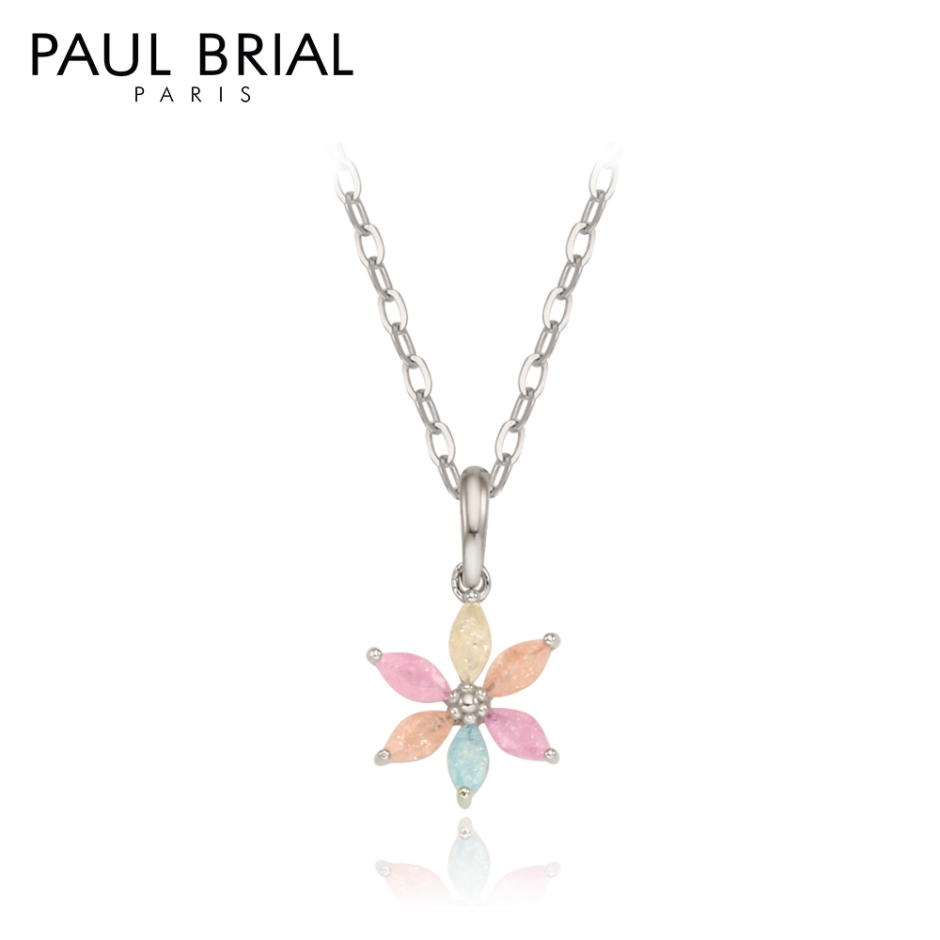 [PAUL BRIAL] 폴브리알 멀티컬러 플레르 목걸이 PJSN0187