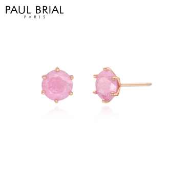 [PAUL BRIAL] 폴브리알 핑크 아이스큐빅 귀걸이 PJSE0188