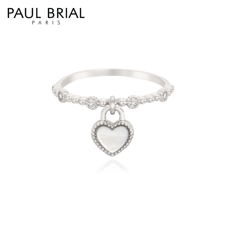 [PAUL BRIAL] 폴브리알 하트 자개 반지 PYSR0192