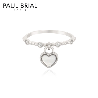 [PAUL BRIAL] 폴브리알 하트 자개 반지 PYSR0192