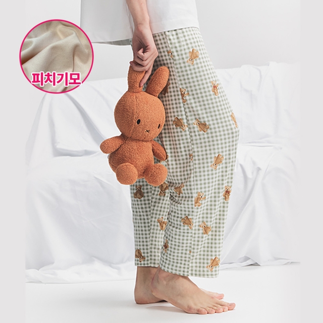 DAB 댑 피크닉 테디 소프텐션 잠옷바지 공용_GPJ19756
