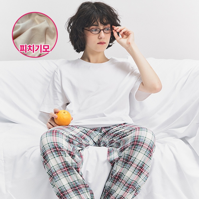 DAB 댑 빈티지 프레피 소프텐션 조거 잠옷바지 여성용_GPJ19755