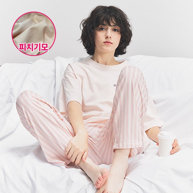 DAB 댑 프림로즈 소프텐션 일자 잠옷바지 여성용_GPJ19751