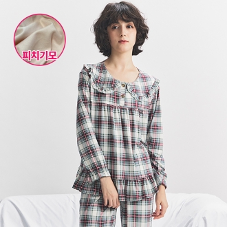 DAB 댑 빈티지 프레피 소프텐션 잠옷세트 여성용_GPJ17251