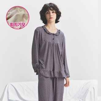 DAB 댑 레드스템프 소프텐션 잠옷세트 여성용_GPJ17249