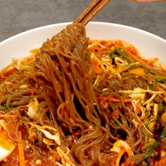 평미푸드 1분완성 밀키트 비빔메밀 막국수 쟁반국수 2개입