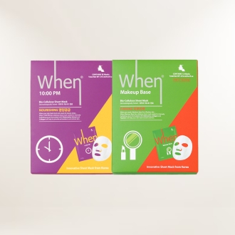 웬 모공 수분 보습 진정 1일1팩 시트 마스크팩 (12매입)