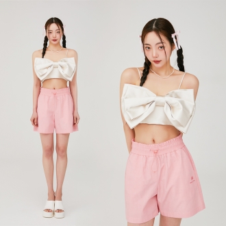 파스티야 하이웨스트 데일리 홈웨어 숏팬츠(피치핑크)