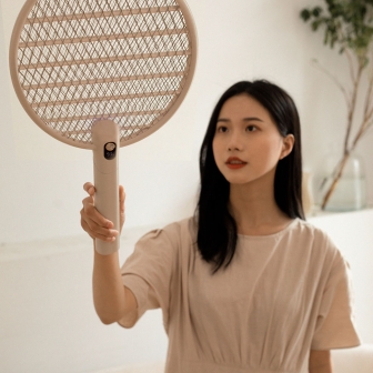 충전식 전자 해충 퇴치기 전기 모기채 날파리 파리채 플러스 B8 PLUS