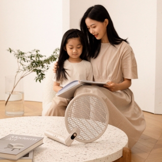 충전식 전자 해충 퇴치기 전기 모기채 날파리 파리채 플러스 B8 PLUS