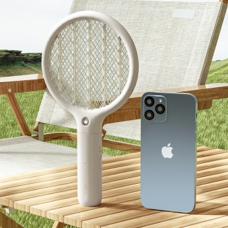 충전식 미니 윈도우 전기 전자 모기채 파리채