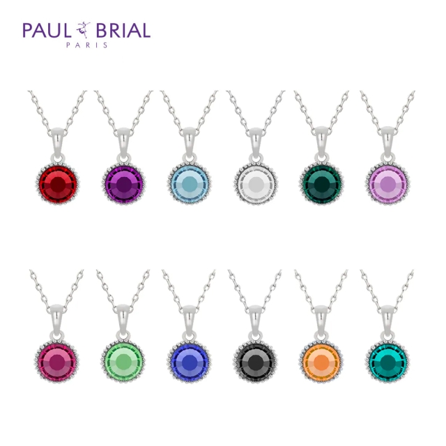 [PAUL BRIAL] 폴브리알 주얼리 BRASS 탄생석 목걸이 PYBN001S